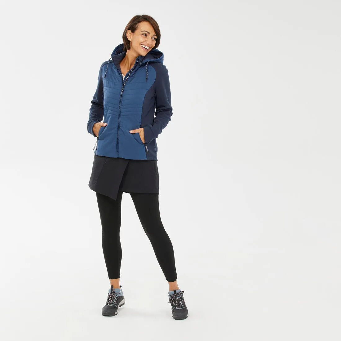 Women’s Hiking Hoodie - NH500 Hybrid