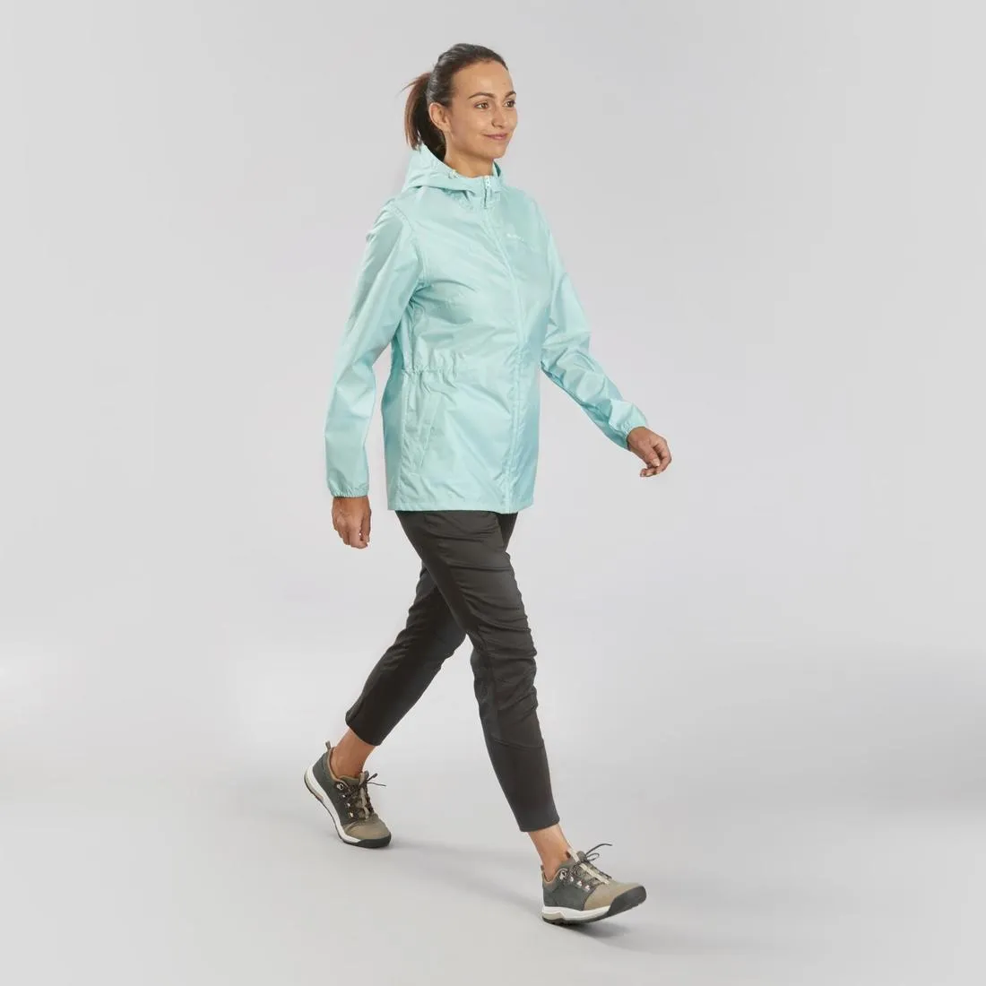 Women's Windproof and Water-repellent Hiking Jacket - Raincut Full Zip